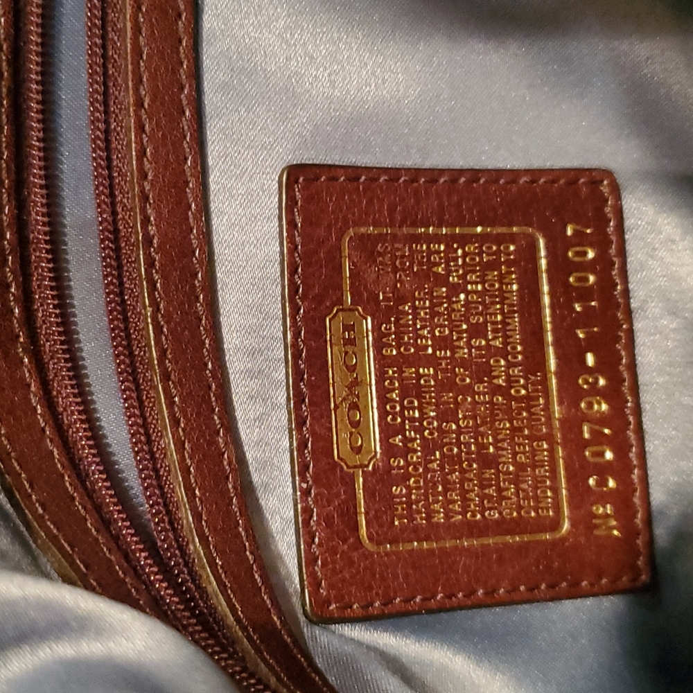 Coach Embossed Python Hobo Leather Pocketbook - image 7